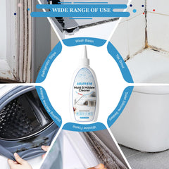 HIHWEM Mold Mildew Remover Gel applied to washing machine seal for stain control