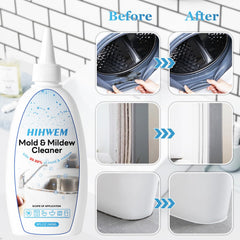 HIHWEM Mold Mildew Remover Gel targets grout and tile for cleaner kitchen and bath areas