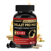 HIILEATHY Shilajit bottle with pour for sustained energy support