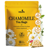 HIIHONE chamomile tea bags in a resealable pack for daily calm and comfort.