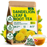 HIIHONE dandelion leaf tea bag for a caffeine-free, soothing cup.