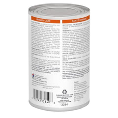 Hill's Prescription Diet c/d Multicare urinary wet dog food can—may help dissolve struvite stones.