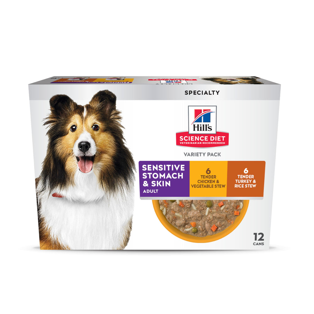 Hill's Science Diet turkey-rice-stew can shown to support gentle digestion.