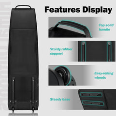 Himal Outdoors golf bag features durable zipper design for repeated use.
