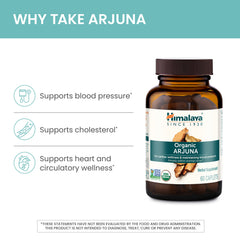 Himalaya Arjuna Ayurvedic formulation emphasizes premium extract