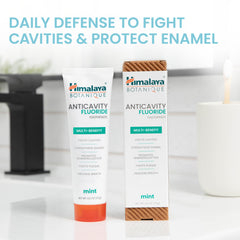 Himalaya Botanique enamel-strength toothpaste reinforcing enamel resilience.