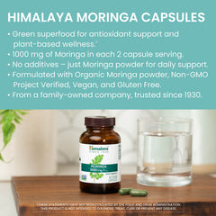 Himalaya Moringa capsules close-up ready for daily use