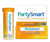 Himalaya PartySmart 12-capsule tube on-the-go packaging for a smoother morning after.