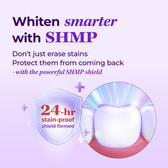 HIMALAYA PINKSALT Purple Toothpaste foaming brushing close-up shows creamy lather.