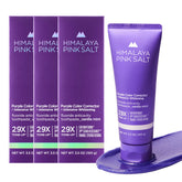 HIMALAYA PINKSALT Purple Toothpaste tube-front promotes fresh breath and whitening.