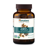 Himalaya Triphala bottle with label on shelf for organic digestion support