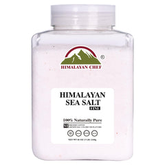 Himalayan Chef fine grain sea salt in a 5 lb bulk bag for daily cooking