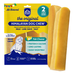 Himalayan Dog Chew original yak cheese stick closeup shows natural ingredients and long-lasting engagement