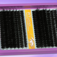 Himirell D-Curl dramatic look clusters create eye-opening elegance for special occasions.