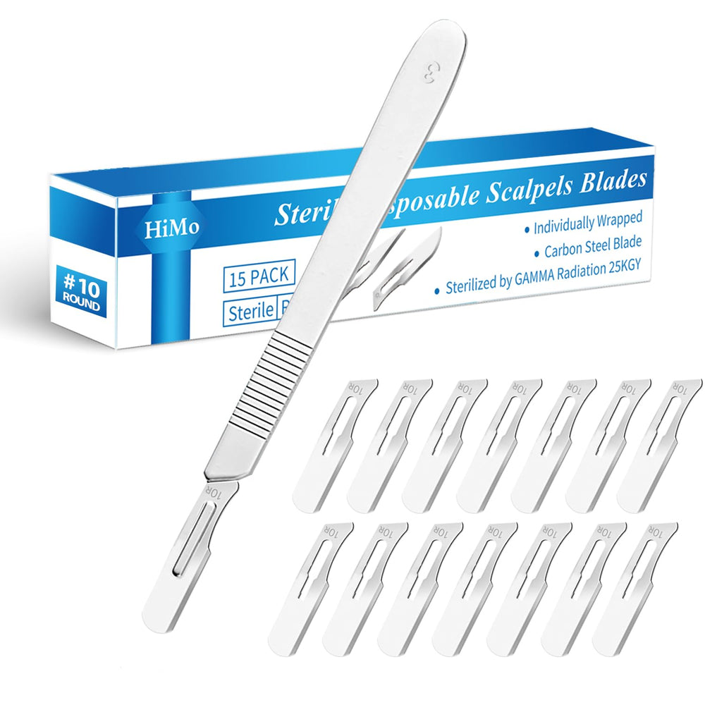 HiMo dermablade 10R blade pack with sterile individually wrapped blades