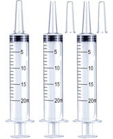 HiMo 20ml syringe with cap for safe dispensing and precise measurement.