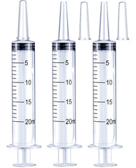 HiMo 20ml syringe with cap for safe dispensing and precise measurement.