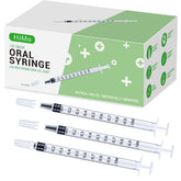 HiMo 50-pack 1ml syringes with caps for accurate liquid dosing