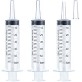 HiMo 60ml syringe with cap sealed for safe storage and dispensing.