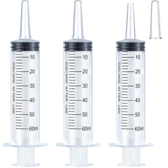 HiMo 60ml syringe with cap sealed for safe storage and dispensing.