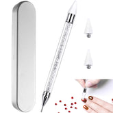 HiMo nail rhinestone picker wax pen with dual ends for precise gem placement.