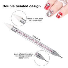HiMo pink acrylic handle wax-head tool supports comfortable handling.