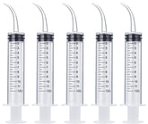 HiMo Wisdom Teeth Syringe with curved tip for precise 12ml irrigation in dental care.