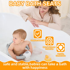 Himold bath seat with four suction cups for stability on smooth surfaces