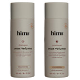 Hims Max Volume Shampoo bottle front promotes fuller-looking hair with a lightweight formula