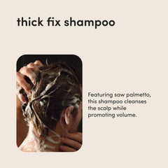 HIMS Thick Fix shampoo front bottle for daily, sulfate-free care