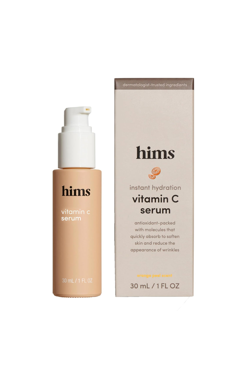 hims Vitamin C Serum bottle for a clean, bright everyday look