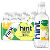 Hint Fruit-Infused Water bottle closeup shows crisp apple flavor for refreshing hydration