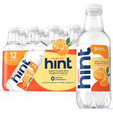 Hint fruit-infused water tangerine bottle highlights zero-calorie flavor for on-the-go hydration