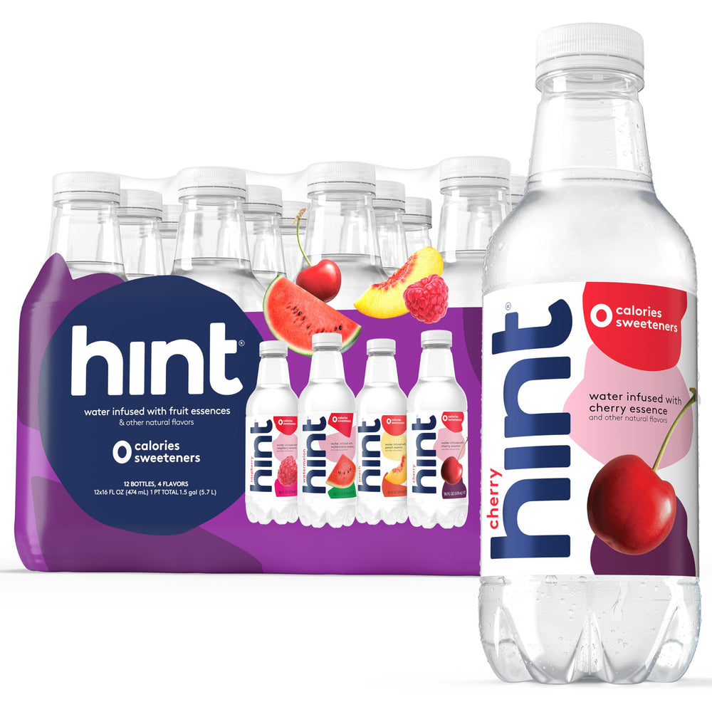 Hint Purple Variety Watermelon bottle delivers refreshing fruit flavor with zero calories.