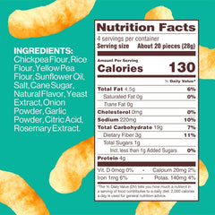 Close-up of HIPPEAS chickpea puffs showing crispy, savory texture