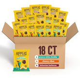 HIPPEAS Chickpea Puffs variety pack front view with assorted flavors for everyday snacking