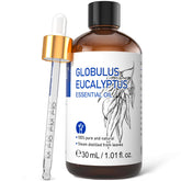 HIQILI eucalyptus essential oil bottle 1oz with dropper for diffuser aroma.