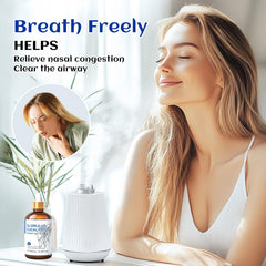 HIQILI eucalyptus essential oil dropper closeup for precise diffuser dosing.