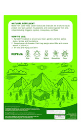 HIRAM'S cedar granules used as decorative mulch save water and nourish plants.