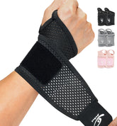 HiRui 2-pack ultra-thin mesh wrist wraps for all-day comfort and support