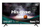 Hisense 40A4NR front view highlight slim design for streaming