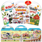 HitGoo vehicles truck stickers for kids' playtime and car-themed fun.