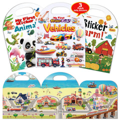 HitGoo vehicles truck stickers for kids' playtime and car-themed fun.