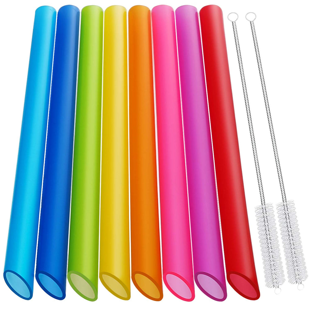 HIWARE angled-tips boba straw set ready for bubble tea and smoothies