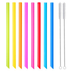HIWARE BPA-free plastic straws designed for daily hot and cold beverages