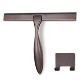Hiware squeegee with wide rubber blade for streak-free shower door cleaning