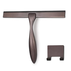 Hiware squeegee with wide rubber blade for streak-free shower door cleaning