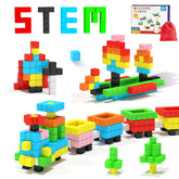 Hiwawind 40pcs magnetic blocks for open-ended building fun