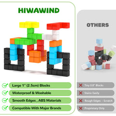 Hiwawind colorful blocks promote color recognition and STEM play
