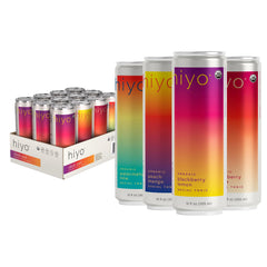 HIYO Classic Pack cans showing four flavors for tasting and variety.